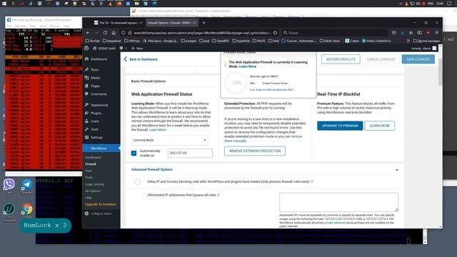 Обеспечение безопасности WordPress | Wordfence | брандмауэр и сканирование на вредоносное | 2FA смотреть онлайн