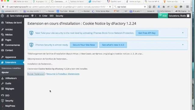 Tutos Wordpress - Comme installer une barre d'acceptation des cookies смотреть онлайн