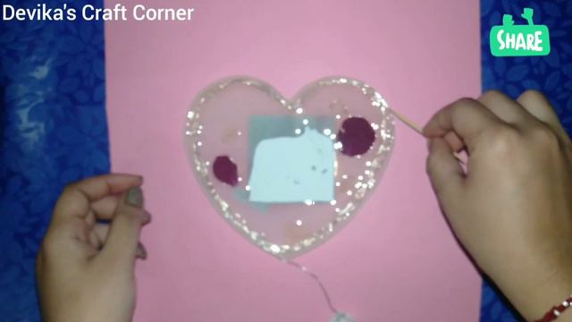 Resin Photo Frame 😍| How To Make Resin Heart Photo Frame Tutorial | @devikascraftcorner2787 смотреть онлайн