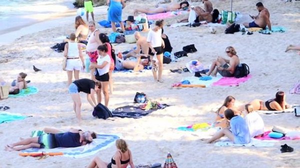 TOPLESS MALLORCA BEACHES ⛱  | SES ILLETAS BEACH ⛱  | BEACH WALKING TOUR  | Best Spain ??  BEACHES