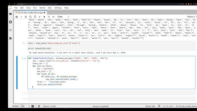 How to Create an LDA Topic Model in Python with Gensim (Topic Modeling for DH 03.03) смотреть онлайн