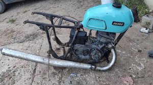 Работа Двигателя Иж планета 5 после  капитального ремонта.