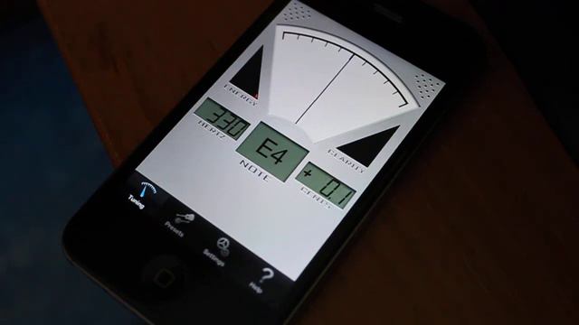 myTuner - guitar tuner for iOS (preview) смотреть онлайн