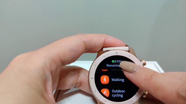 Amazfit GTR 42mmスマートウォッチのOS紹介（無言です） смотреть онлайн
