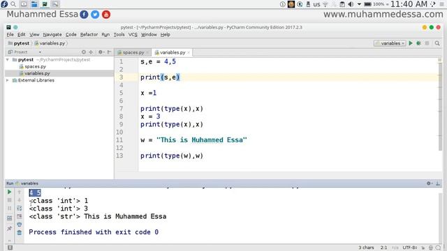 7 Python 3 Variables смотреть онлайн