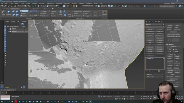 Ретопология скана унитаза в 3DS max | Retopologizing a toilet scan in 3DS Ma смотреть онлайн