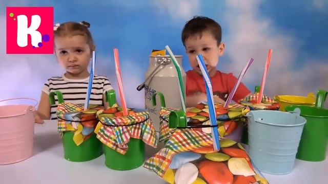 Много прикольных конфет сюрпризов игрушек и сладости из Германии Funny candy surprises toys unboxin смотреть онлайн