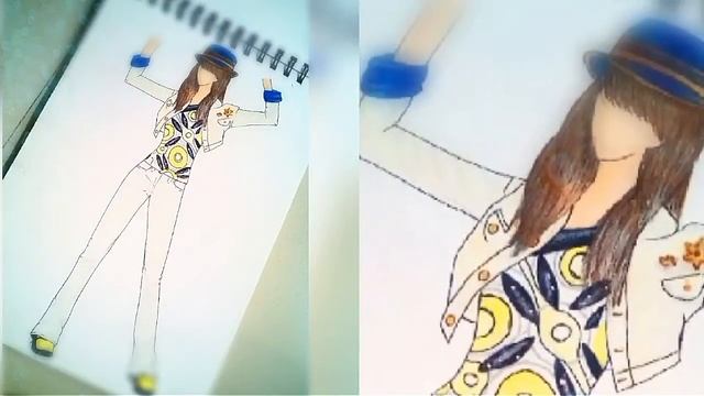 Fashion Design Sketches || Colourful Dresses || смотреть онлайн