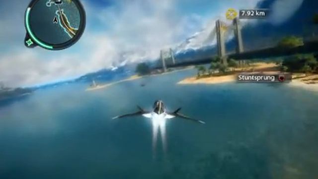 Ein Flugzeug Das Unter Einer Brücke Fliegt WOW