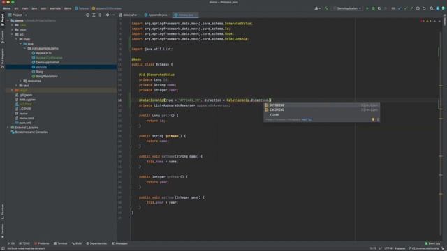 Spring Data neo4j Tutorial - 02 Reverse Relationship смотреть онлайн