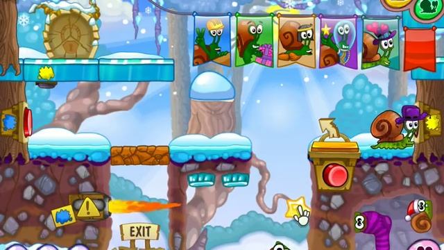 игра Snail Bob 6 Winter Story Улитка Боб 6 Зимняя история первая серия смотреть онлайн