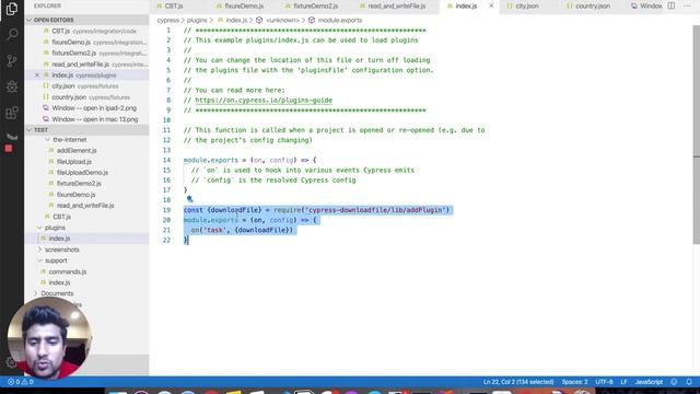 Cypress Tutorial For Beginners : Part 4 ( Cypress Download File ) смотреть онлайн