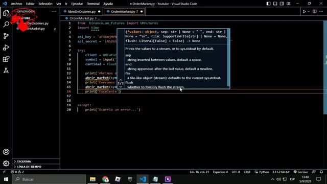 FÁCIL!! BINANCE API Python CREAR ORDEN MARKET смотреть онлайн