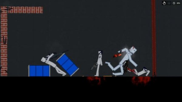 Robots vs People in People Playground