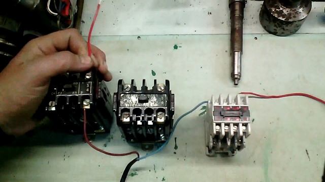 Простая Схема подключение реле времени на токарном станке. Часть1 смотреть онлайн