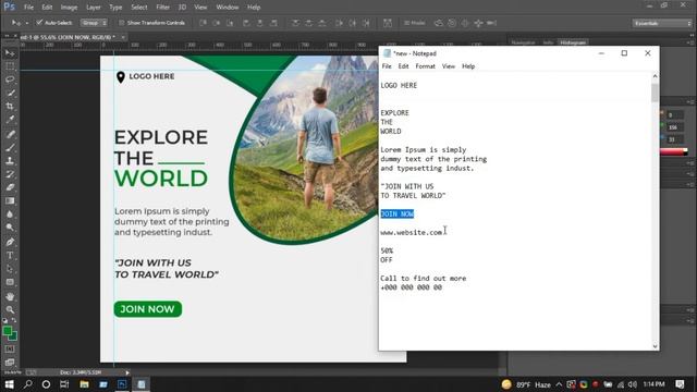 Professional Social Media Post Design - Photoshop CC смотреть онлайн