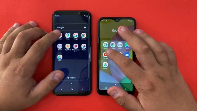 Samsung Galaxy S8+ vs Samsung Galaxy A01 смотреть онлайн