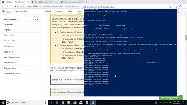 MongoDB Charts beta installation walkthrough смотреть онлайн