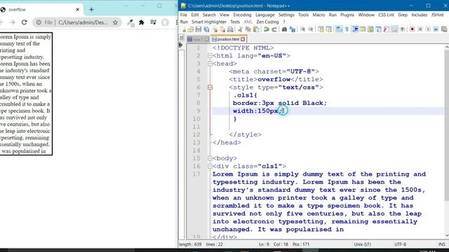 22.CSS-Overflow||Part-22||Step by Step CSS Tutorials.. смотреть онлайн