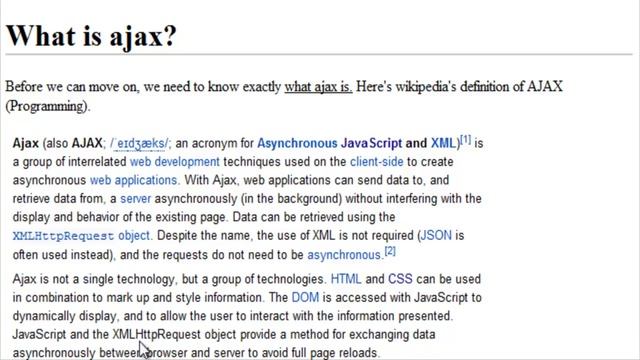 Ajax Tutorials | What Is Ajax? смотреть онлайн