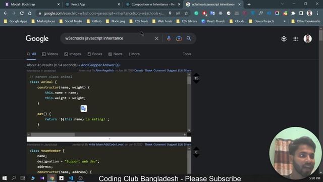 React Composition vs Inheritance | React JS Bangla Tutorial Series смотреть онлайн