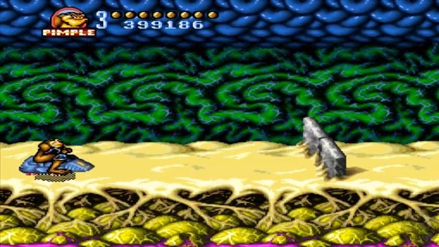 Level4 Турбо тоннель Battletoads In Battlemaniacs RUS 1993 (SNES)