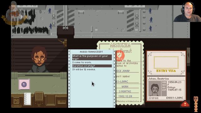 Papers Please (Cavity Search) - Part 1 смотреть онлайн