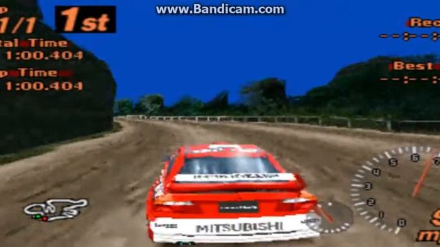 Gran Turismo 2 - Lancer Evo VI vs. Peugeot 206 in Tahiti Maze смотреть онлайн
