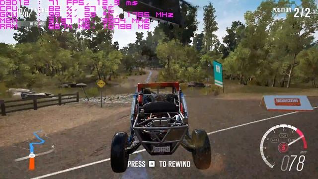 Forza Horizon 3 vs GTX 1050 Ti / i3-8100 on H310 / 8GB DDR4 [MSI Afterburner] смотреть онлайн
