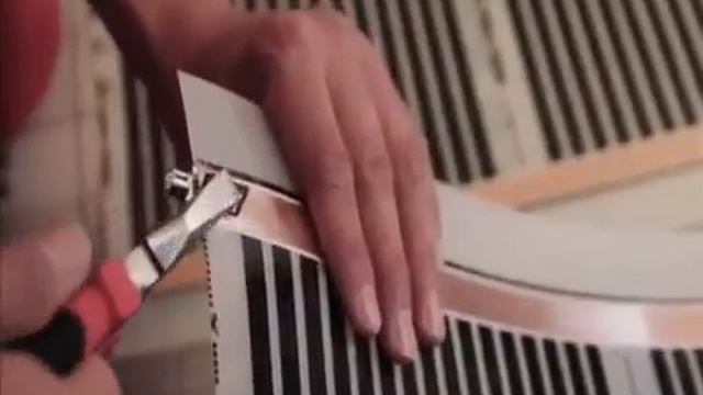 Монтаж теплого пола электрического. Инфракрасный (пленочный) смотреть онлайн
