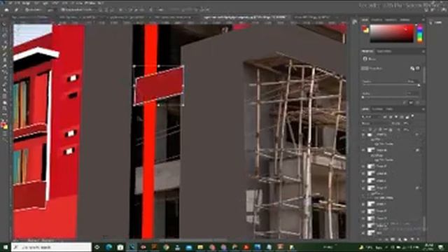 3D House Elevation Design in Photoshop, How to make Quick Design for your House in Adobe Photoshop смотреть онлайн