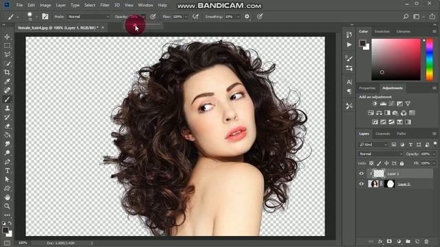 Photoshop CS version - Channel 이용 머리카락 추출 смотреть онлайн