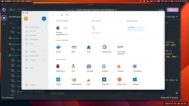Remote.It GraphQL API Demo смотреть онлайн