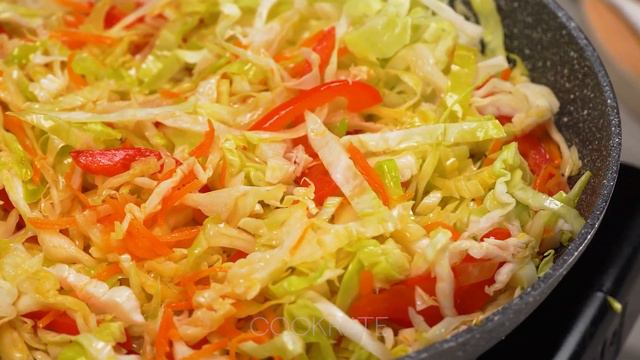 Few people cook cabbage in this way! Simple and delicious смотреть онлайн