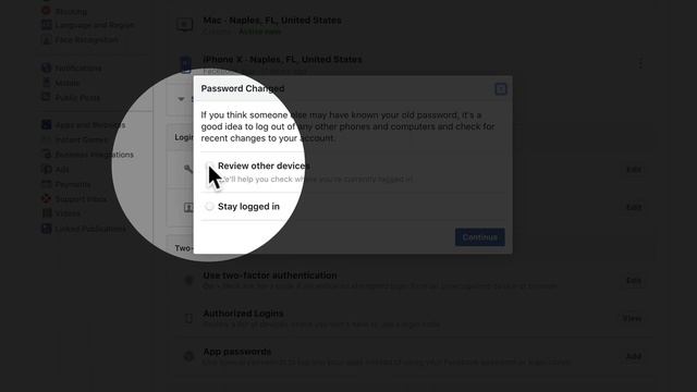How To Change Facebook Password (Web Browser)