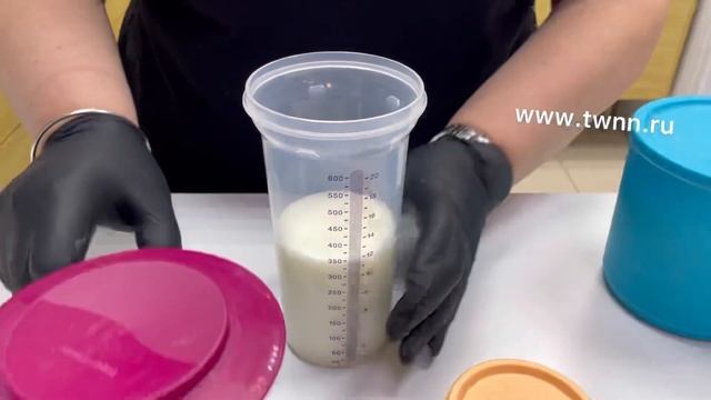 Вкусное тесто для блинчиков без электрического миксера. Шейкер Tupperware 600 мл смотреть онлайн
