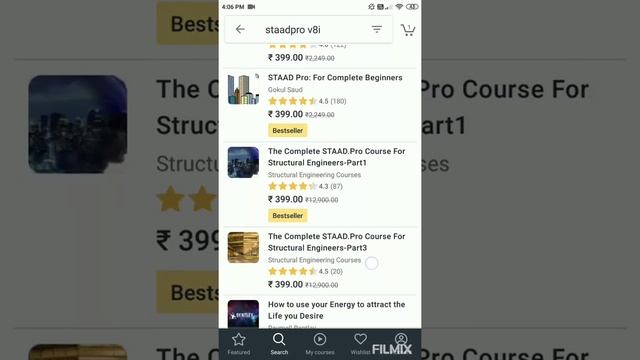 Learn StaadPro, E Tabs, AutoCad and other courses online in just ₹500 or less. смотреть онлайн