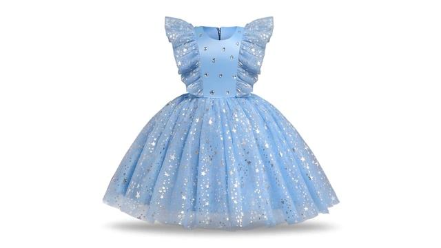 Идея для подарка. Детское платье. Алиэкспресс. смотреть онлайн