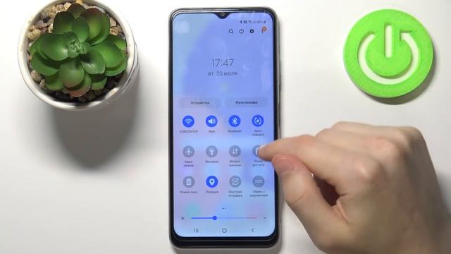 Как включить поворачивание экрана на Samsung Galaxy M22 / Включить автоповорот смотреть онлайн