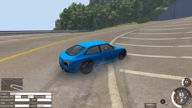 BeamNG Drive | Новая карта и Японский дрифт! Дрифт аварии:D смотреть онлайн