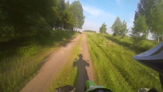 Покатушки 2. Старый Московский тракт. Участок М53. Kawasaki KLX 250 [GoPro] смотреть онлайн
