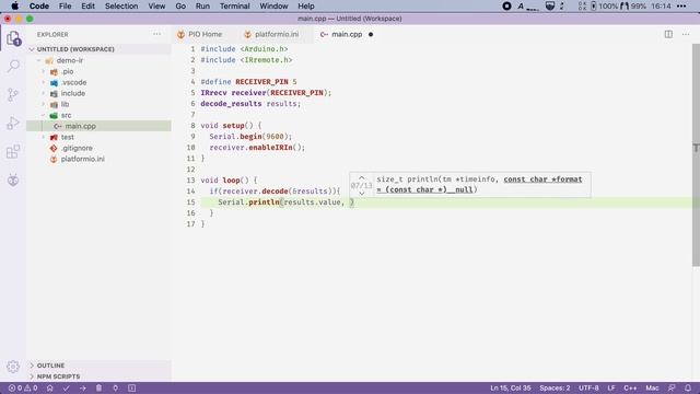 Using IR Receiver (HX1838) + Remote Control (ESP32 + Arduino Series) смотреть онлайн