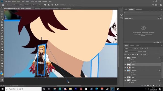 Tanjirou Kamado | Photoshop SPEEDART смотреть онлайн