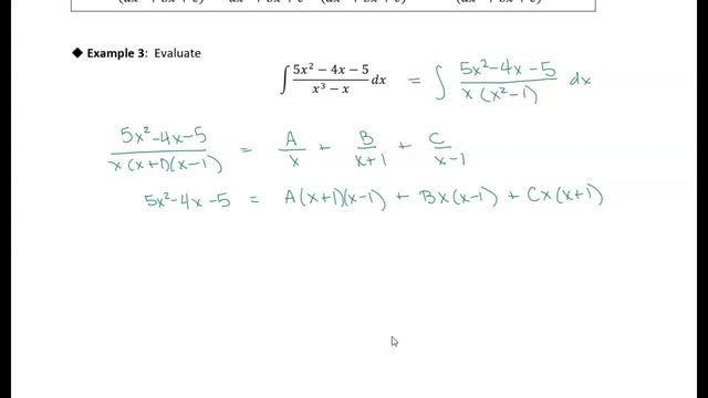 7.4i Method of Partial Fractions: Example 3 смотреть онлайн