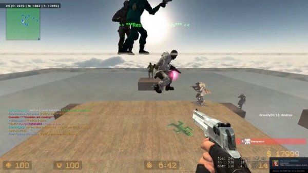 Counter strike: source /Map:  ze_surf_vortex_v1_9s / Stage: only 1