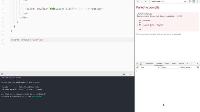 Mini Redux Demo смотреть онлайн