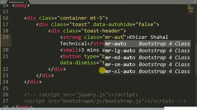 Lec # 39 Toast in Bootstrap 4 Bootstrap 4 Toast Popup Box Toast tutorial in Bootstrap 4 Urdu Hindi смотреть онлайн