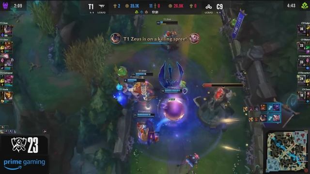 T1 vs C9 Highlights | Worlds 2023 Swiss Stage Day 4 Round 3 | T1 vs Cloud9 смотреть онлайн