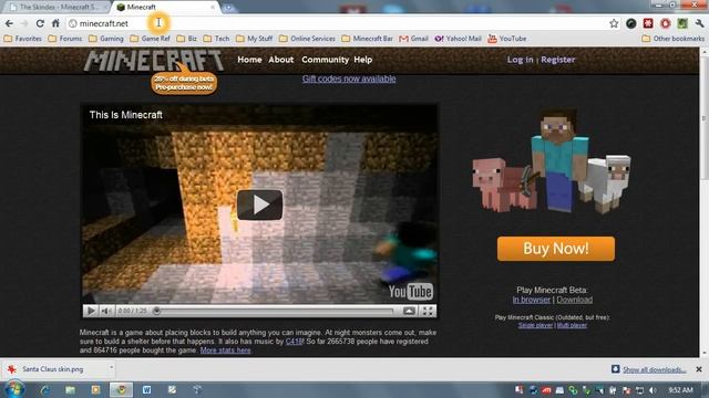 Minecraft Tutorial - How to Install a Custom Skin смотреть онлайн