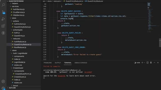 PHP Slim Framework 4 & React -Redux with Json Web Tokens - Guest Book Entry Part 4 смотреть онлайн